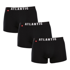 Atlantic 3PACK Férfi boxeralsó Atlantic fekete (3MH-011black) L