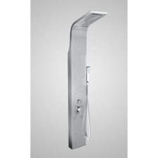 Atlantis Bologna Silver zuhanypanel, rozsdamentes acél ZPB-80 csaptelep