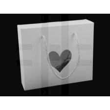  Átlátszó papír doboz sodrott zsinórral - 3 db/csomag dekorációs kellék