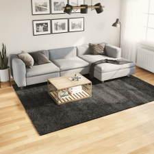  Atracitszürke hosszú szálú bozontos modern szőnyeg 200 x 280 cm lakástextília