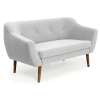 Atreve Bergamo Kétszemélyes Kárpitozott Kanapé Szürke
