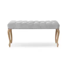 Atreve Ingrid Klasszikus Kárpitozott Pad 120cm Szürke bútor