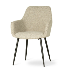 Atreve NANO Forgó Kárpitozott Szék Bézs Fekete Lábakkal bútor