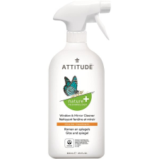 Attitude Üveg- és tükörtisztító, citrom illat, 800 ml tisztító- és takarítószer, higiénia