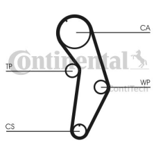 Audi A4-B5 vezérlés szett (1.6i, kikéve ADP) - Continental (CT908K1) autóalkatrész