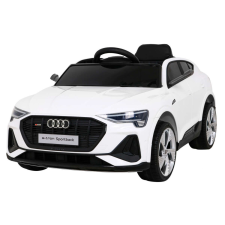 Audi E-Tron Sportback fehér elektromos autó elektromos járgány
