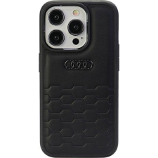 Audi GT Synthetic Leather Apple iPhone 15 Pro tok, fekete (BRA100500) tok és táska