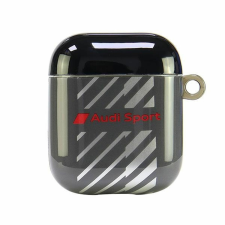  Audi IML Sport tok AirPods 1 / 2-höz - fekete fülhallgató, fejhallgató tok