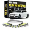  AUDI LED izzó készlet belső világításhoz A3 A4 A5 A6 A7 A4 S4 B8 Sedan-10db