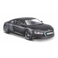 Audi R8 fekete kompozit modell autópálya és játékautó