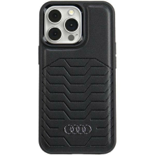 Audi Synthetic Leather Case MagSafe kompatibilis tok iPhone 15 Pro - fekete tok és táska