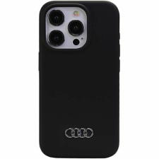Audi szilikon tok iPhone 15 Pro-hoz - fekete tok és táska