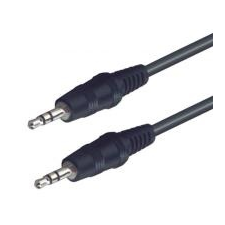  Audió kábel, 3,5 mm sztereó dugó-3,5 mm sztereó dugó, 1,5 m (A 51X) kábel és adapter