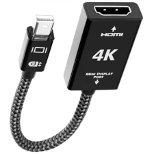 Audioquest DisplayPort 1.2/1.2a HDMI Átalakító Fekete 10cm MDPDONGLE4 kábel és adapter
