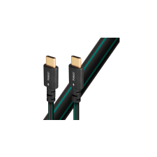 Audioquest Forest USB-C apa - USB-C apa Adatkábel 0.75m - Fekete/Zöld kábel és adapter