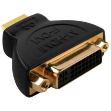 Audioquest HDM/DVIM2F HDMI Type A dugó - DVI aljzat aranyozott csatlakozós adapter kábel és adapter