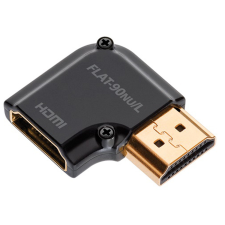 Audioquest HDMI Type A anya - HDMI Type A anya aranyozott csatlakozós 90 fokos adapter kábel és adapter
