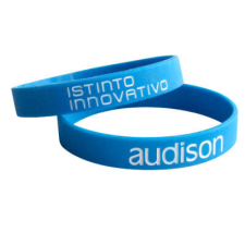 Audison AW Silikon Szilikon reklám karkötő Audison felírattal karkötő