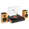  Audizio RP337BB Bakelit lemezjátszó szett + 2 db hangfal, Bluetooth &- 8211; Bambusz
