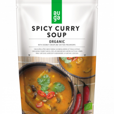  Auga bio vegán organikus fűszeres curry krémleves 400 g alapvető élelmiszer
