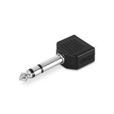 Auna 2 x 3,5 mm-es Jack csatlakozó 1 x 6,3 mm Jack adapterhez audió/videó kellék, kábel és adapter