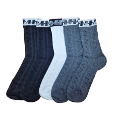 Aura Via Anyagában mintás női zokni 5 pár/cs 35-38