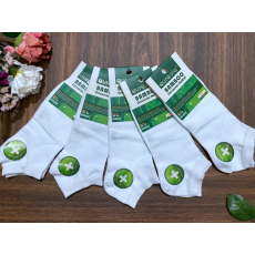 Aura Via Aura.via férfi bambusz boka zokni FFD282 1cs/5pár fehér