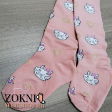 Aura Via LÁNY harisnyanadrág CICA mintás-rózsaszín 4-6 év