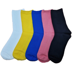 Aura Via Neon színű bordás női zokni 5 pár/cs 35-38