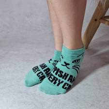Aura Via Női titokzokni CICA mintás 5 pár/cs 35-38 női zokni