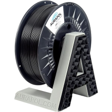 AURAPOL PLA 3D filament - fekete, 1kg, 1,75mm, AURAPOL nyomtató kellék