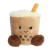Aurora World Palm Pals: Bubble Tea plüssfigura - barna, 13 cm