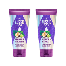 AUSSIE SOS Blonde hajbalzsam (2x200 ml) hajbalzsam