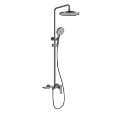 AUSTLER 9003QH 3 funkciós zuhanyrendszer zuhanycsapteleppel (gunmetal) csaptelep