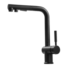 AUSTLER FH-3370EE-P mosogató csaptelep - kihúzható multifunkciós fej - (fekete) csaptelep