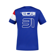 Auto Fashion Brands Alpine Esteban Ocon 31 Női Környakú Póló - Team