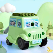  Autó formájú macis hegyező - zöld hegyező