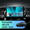  Autó navigáció Teyes CC4 Toyota Hilux 2005-2015 6+64GB 9.5" QLED Octa-core 2.7Ghz, Android 4G Bluetooth 5.1 DSP - A verzió