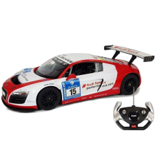 Autó R/C Audi R8 LMS Rastar 1:14 Fehér-piros 6025 távirányítós modell