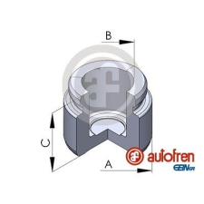AUTOFREN SEINSA Dugattyú, féknyereg AUTOFREN SEINSA D025229 fékbetét