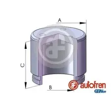 AUTOFREN SEINSA dugattyú, féknyereg D025426 autóalkatrész