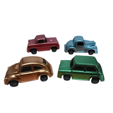  Autók műanyag tortadísz,tortafigura 4 db/csomag sütés és főzés