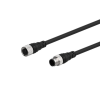 Autonics C1D8-7T - Szenzor kábel M12 DC 7m 8-vezetékes 8 tűs, 1: | csatl. aljzat 2: | csatl. dugó