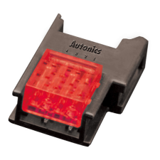 Autonics CNE-S04-RE - Csatlakozó 4 tűs, csatl. aljzat, piros villanyszerelés