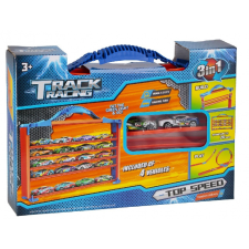  Autópálya/garázs autókkal autópálya és játékautó