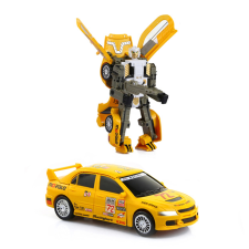  Autorobot fénnyel és hanggal 17 cm játékfigura