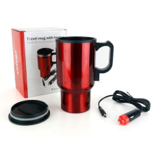  Autós 12V melegen tartó bögre, vízmelegítő MM2177 bögrék, csészék