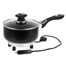  Autós elektromos serpenyő fedővel - 12V/150W edény