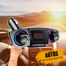  Autós FM transzmitter és kihangosító LED kijelzővel M20 fm transzmitter