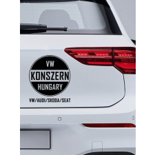  Autós matrica -VW-Konszern-Hungary-VW-AUDI-SKODA-SEAT információs címke